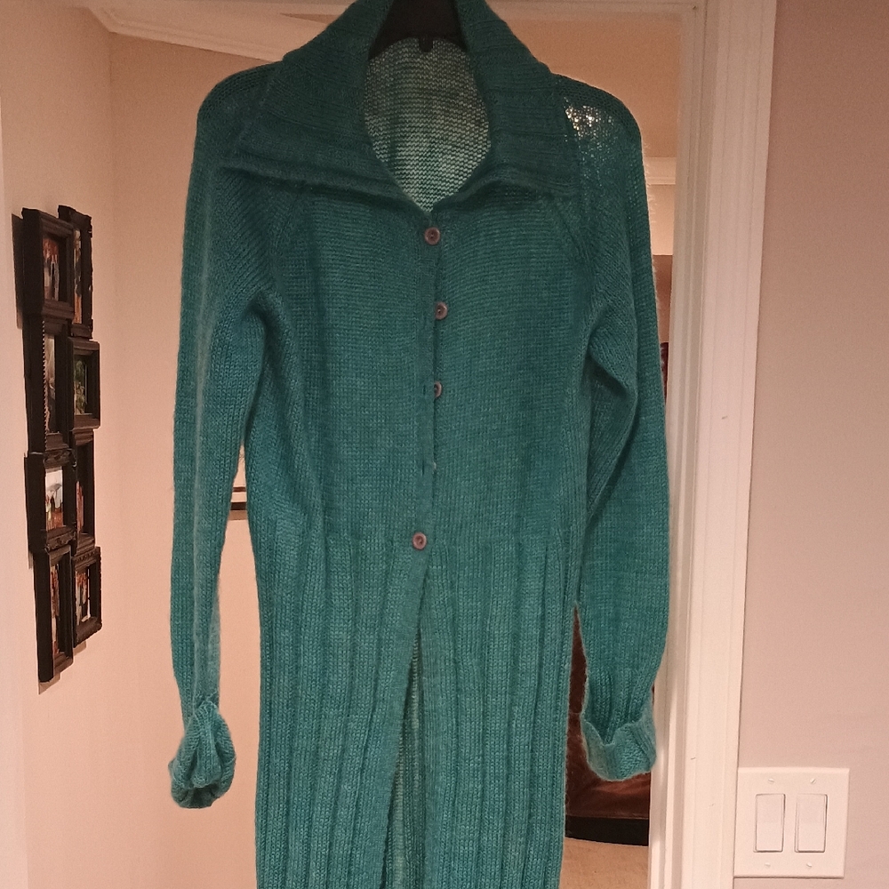 NWOT Elegant Teal Women's Cardigan